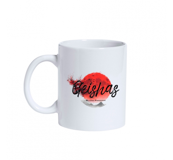 Taza conmemorativa lanzamiento Geishas. Molinete Scrap.