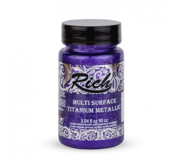 Multi Superficie Titanium Metálica Rich 90cc. - Morado