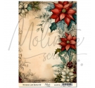 Navidad con Botas. Papel de Arroz 21 x 29,7cm - 06. Molinete Scrap.
