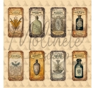 Pózimas, Libro Mágico. Colección 30,5 x 30,5cm. Molinete Scrap.