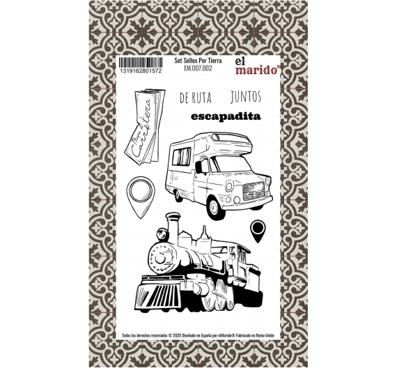 Set Sellos Por Tierra (10,5 x 15cm)