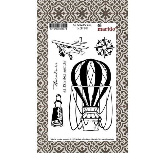 Set Sellos Por Aire (10,5 x 15cm)