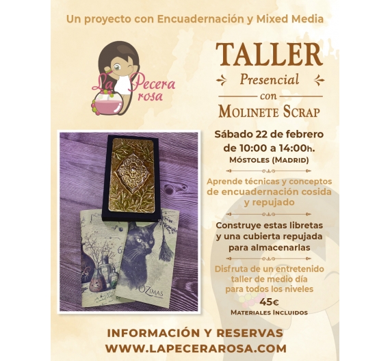 Taller presencial Pózimas con Molinete Scrap