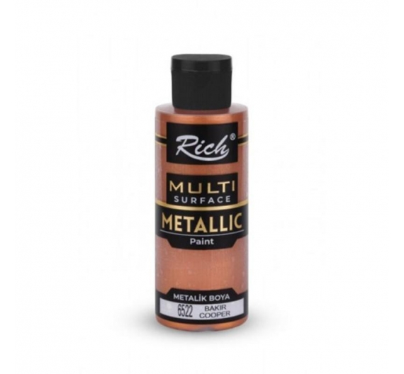 Acrílica Metálica Multi superficie Rich 120cc. - Cobre