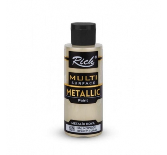 Acrílica Metálica Multi superficie Rich 120cc. - Honey Foam