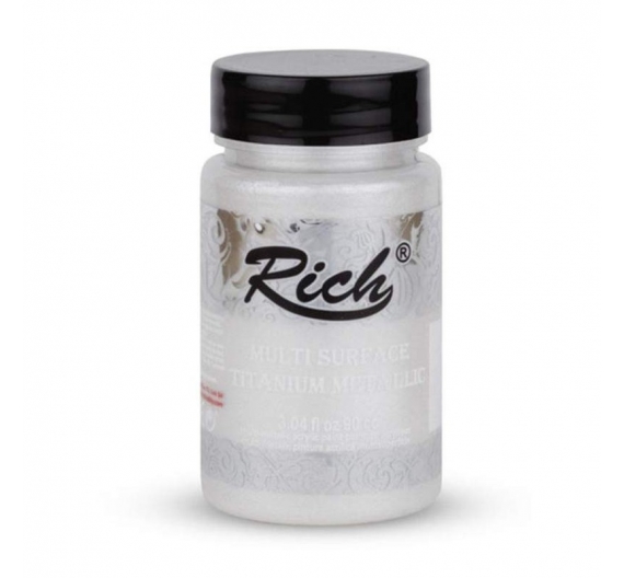 Multi Superficie Titanium Metálica Rich 90cc. - Perla
