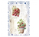 Papel de Arroz 54 x 33cm. - Fresas.
