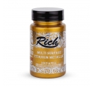 Multi Superficie Titanium Metálica Rich 90cc. - Oro Antigüo