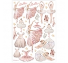 Bailarina Papel de arroz 21 x 29,7cm