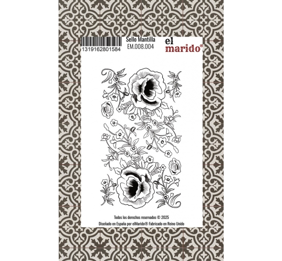 Sello Mantilla (7,5 x 10,5cm)