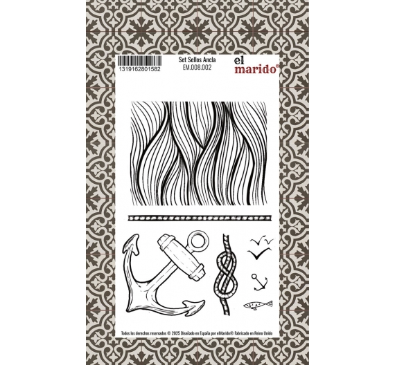 Set Sellos Ancla (10,5 x 15cm)