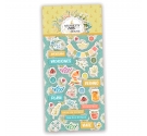 My Pretty Little Sunny House. Pegatinas Puffy Imágenes y Palabras