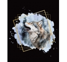 Transfer Textil 12,5 x 14cm. - Lobo