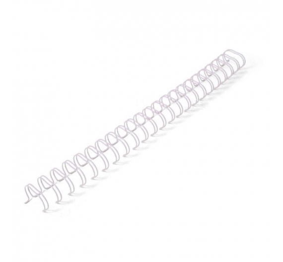 Pack 2 Wire-o 19mm. Rosa. Paso 2:1 (23 anillas)