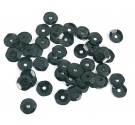 Lentejuela opaca negro 7mm. 5gr. 375u. Aprox.