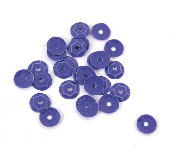 Lentejuela opaca lila 7mm. 5gr. 375u. Aprox.