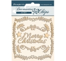 Merry Christmas Decorative Chips