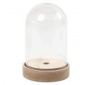 Campana de Plástico con base de madera 12,5x8cm