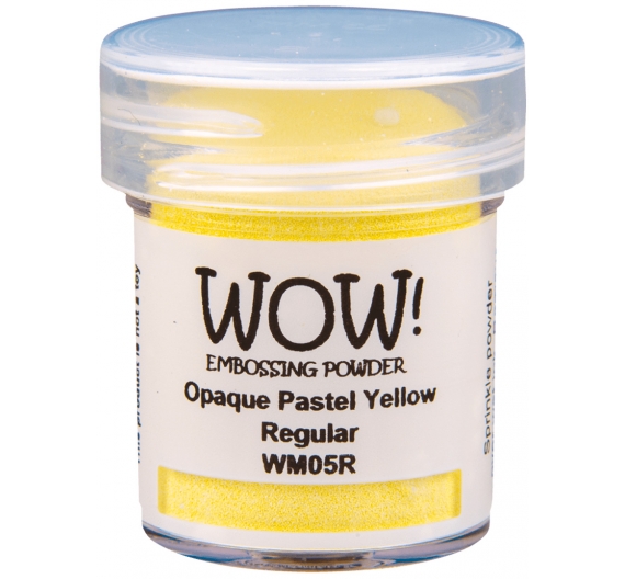 Wow! Polvos de embossing Opaque Pastel Yellow
