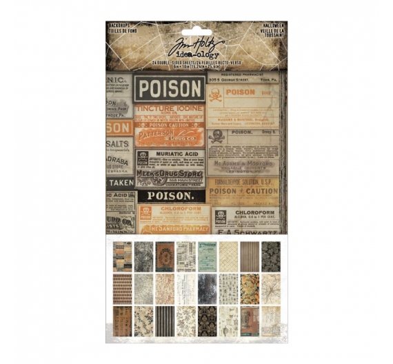 Tim Holtz Idea-ology Halloween Backdrops