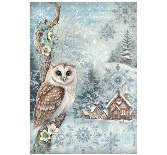 The Owl's House Papel de arroz 21 x 29,7cm - Búho