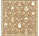 Chipboard "Fondo Guirnalda navideña"