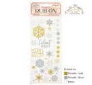 Create Happiness Christmas Rub-on - Copos de Nieve
