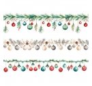 Transfer Textil 25 x 30cm. - Christmas Garlands