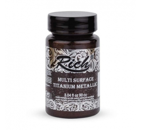 Multi Superficie Titanium Metálica Rich 90cc. - Chocolate