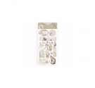Orchid and Cats Chipboard