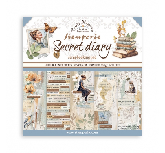 Secret Diary. Colección 30,5 x 30,5cm