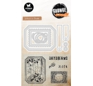 Label and Stamp. Set sello y troquel.