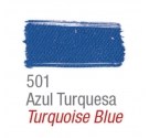 Acrilex Textil 37ml. 501 Azul Turquesa