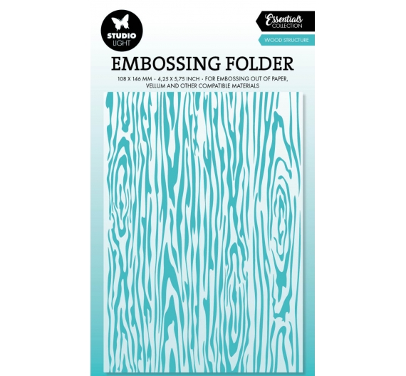Carpeta de Embossing Madera 11 x 15 cm