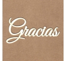 Chipboard "Gracias"
