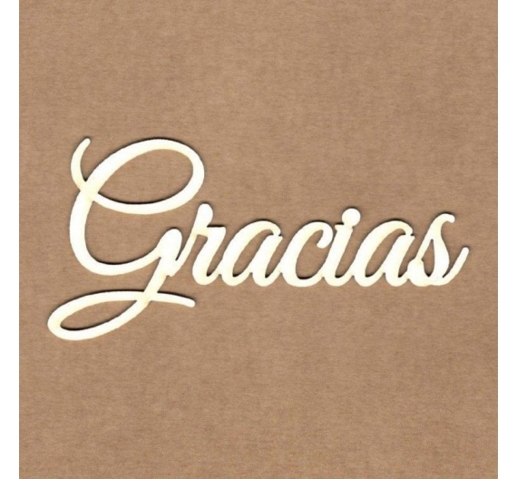 Chipboard "Gracias"