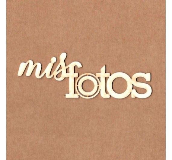Chipboard "Mis fotos"