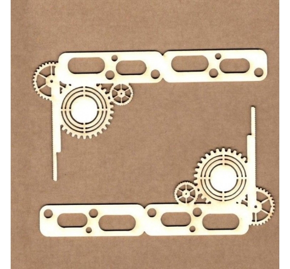 Chipboard "Borde Engranajes"