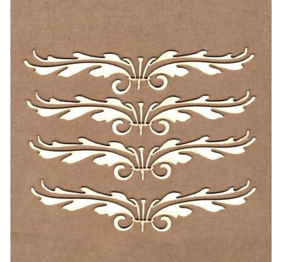 Chipboard "Borde imperial"