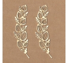 Chipboard "Rama con frutos"