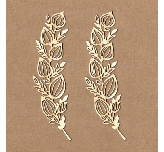 Chipboard "Rama con frutos"