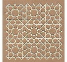 Chipboard "Fondo arabesco ortogonal"