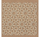 Chipboard "Fondo arabesco pentagonal"