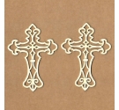 Chipboard "Cruz forjada"