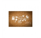 Chipboard "Set for a girl".