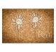 Chipboard "Two flowers"