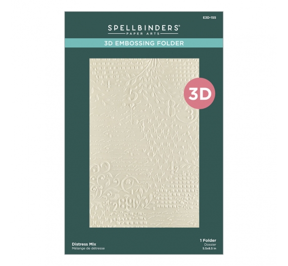 Carpeta de Embossing Distress Mix 14,5 x 22cm