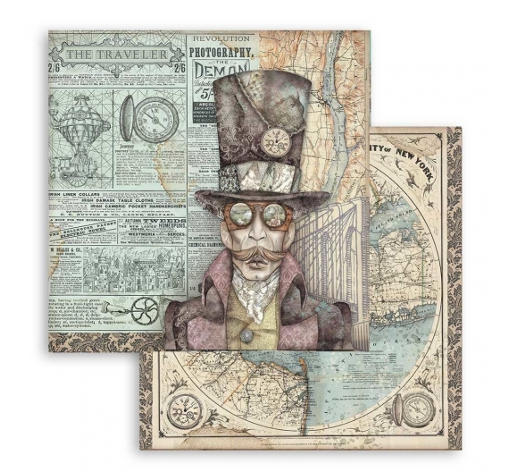 Papel de Scrap Sir Vagabond - Mapa