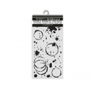Secret Diary Stencil 12 x 25 cm. - Salpicadura de tinta