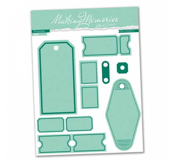 Book & Flowers. Troquel Tags y Complementos